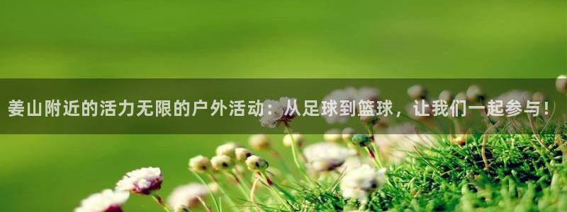 三亿体育网页版：姜山附近的活力无限的户外活动：从足球到篮球，让我们一起参与！